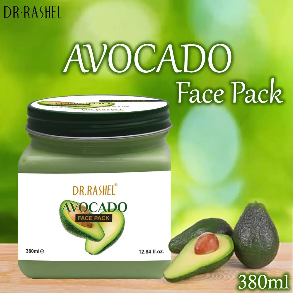 Dr.Rashel Anti-Acne Avocado Face Pack For All Skin Types (380 ml)