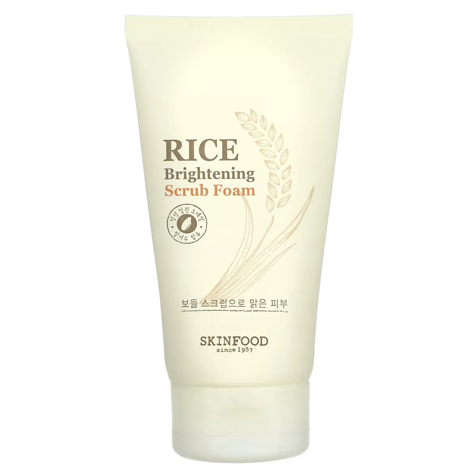 Rice Brightening Scrub Foam, 5.07 fl oz (150 ml)