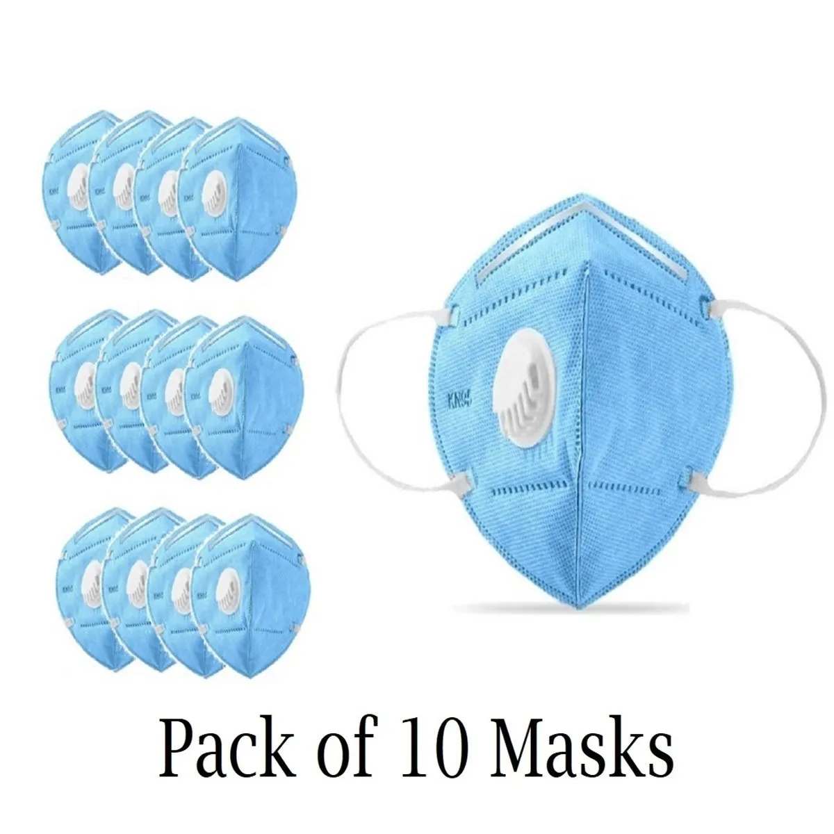 OOMPH KN95 Anti-Polution Mask with Respirator Valve Pack of 10