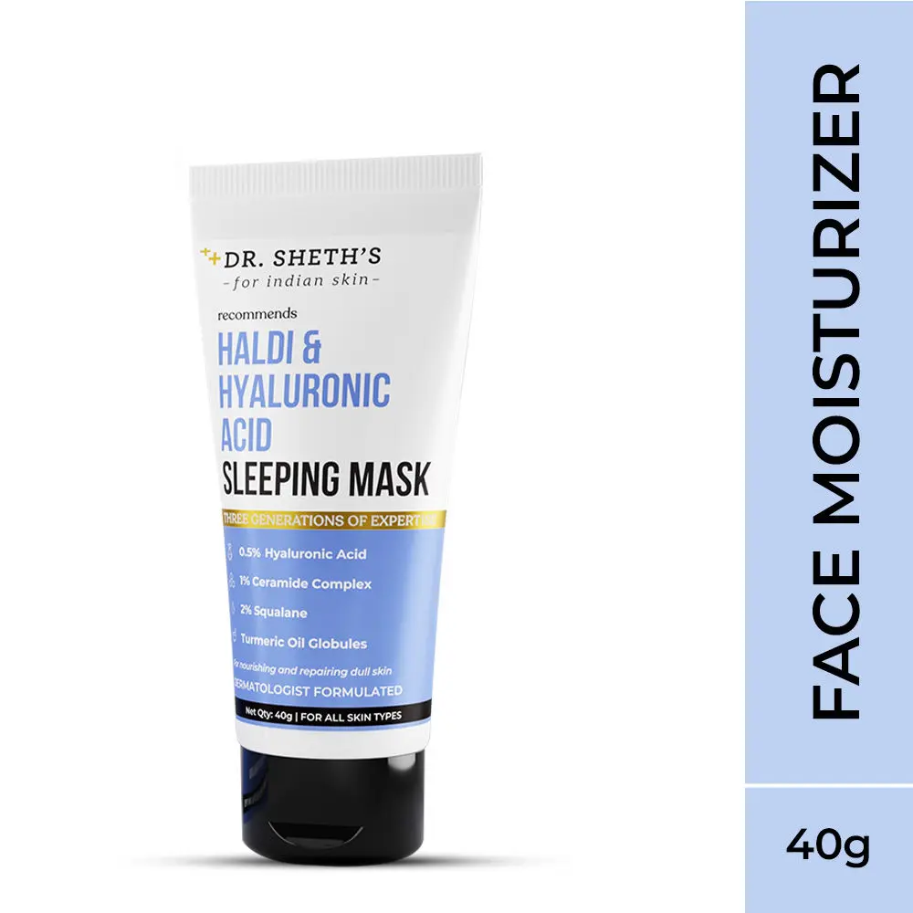 Dr. Sheth's Haldi & Hyaluronic Acid Sleeping Mask-40g