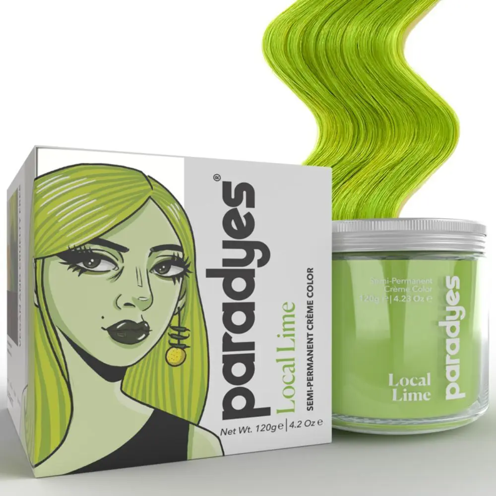 Paradyes Ammonia Free Local Lime Semi-Permanent Hair Color (120 g)