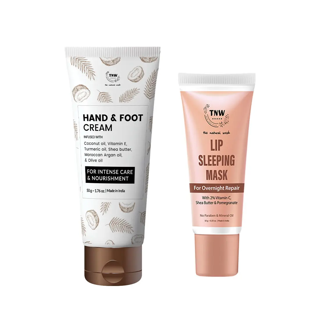 Combo of 2- Hand And Foot Cream 50gm + Lip Sleeping Mask 10g