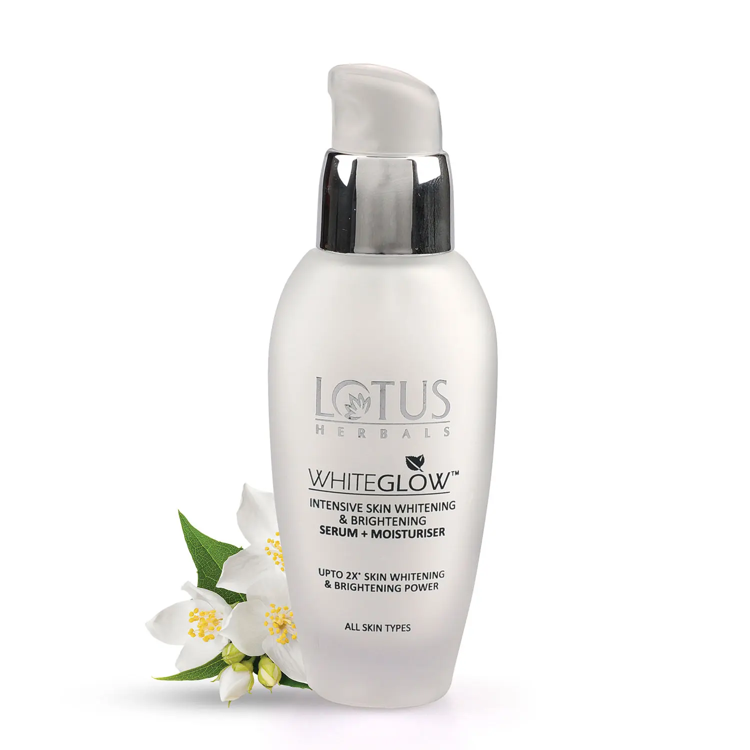 Lotus Herbals Whiteglow Intensive Skin Serum + Moisturiser | Nourishes & Moisturises Skin | For All Skin Types | 30ml