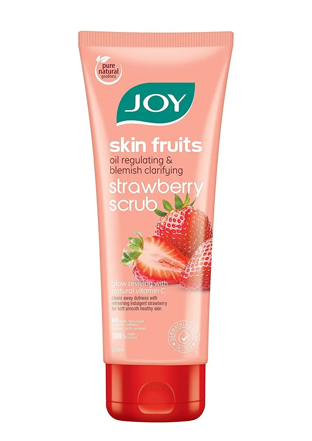 Joy Skin Fruits Oil Regulating Strawberry Scrub 200 ml