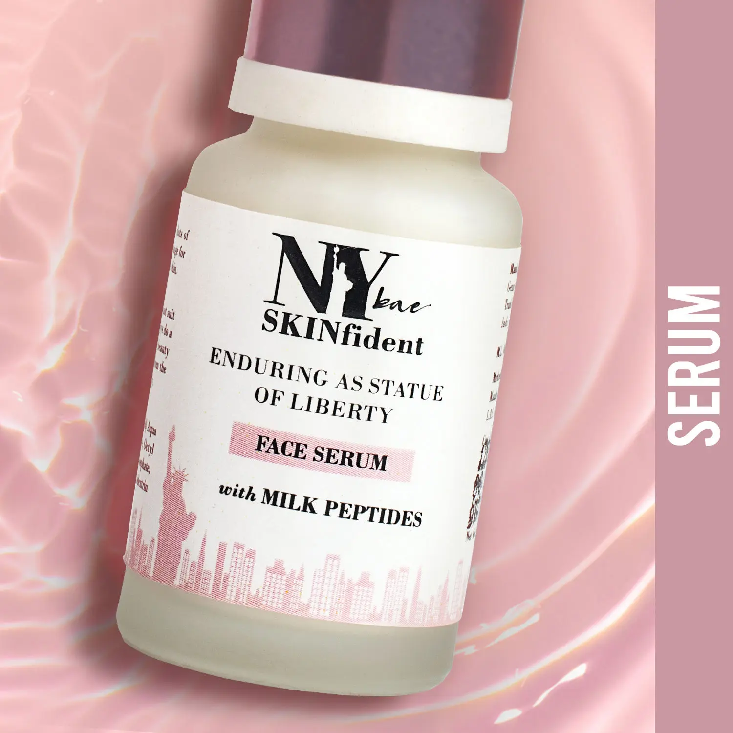 NY Bae SKINfident Serum with Milk Peptides, Enduring as Statue of Liberty (10 ml)