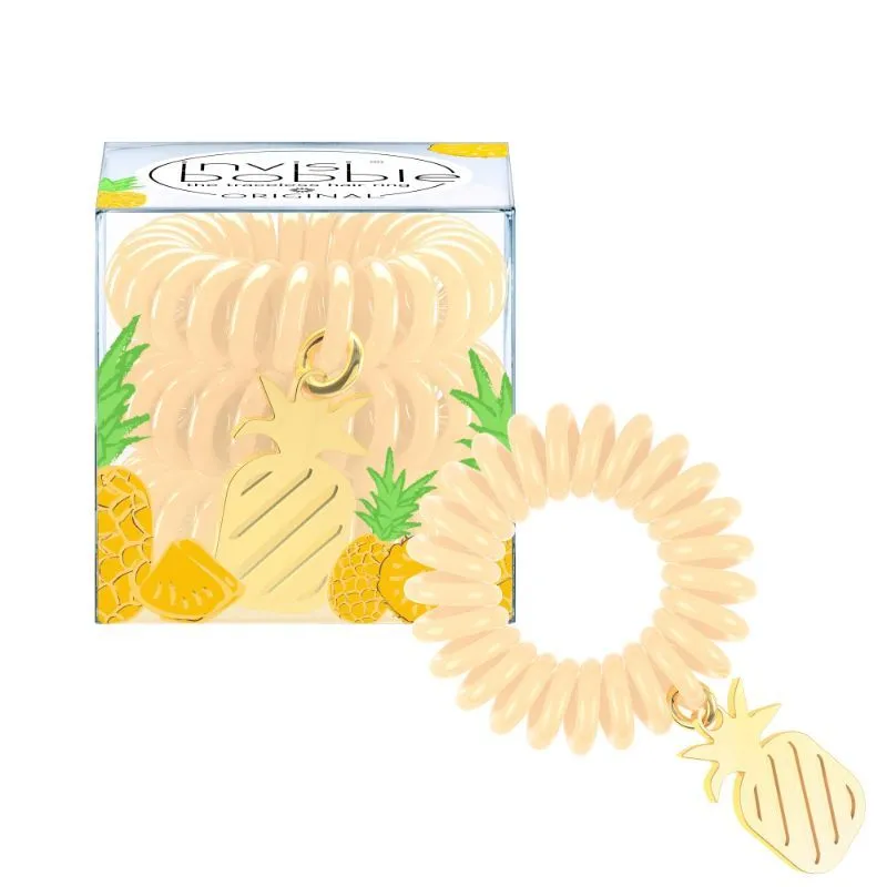 Invisibobble Original Tutti Frutti Pineappeal W. Sticker