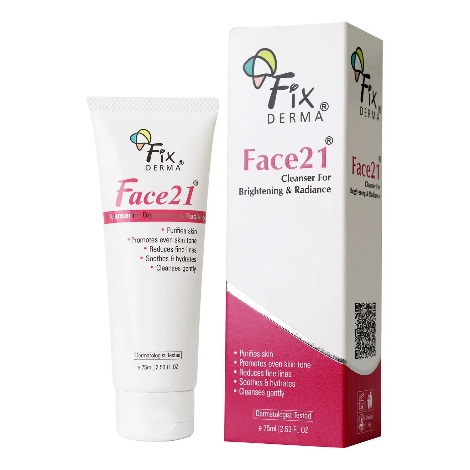 Fixderma Face 21 Cleanser 75ml