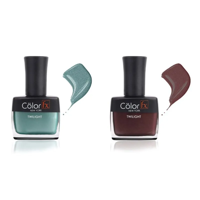 Color Fx Twilight Festive Collection Nail Enamel - Pack of 2