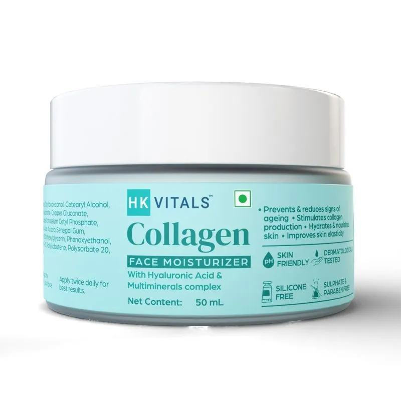 HealthKart Collagen Face Moisturizer With Hyaluronic Acid & Multiminerals Complex