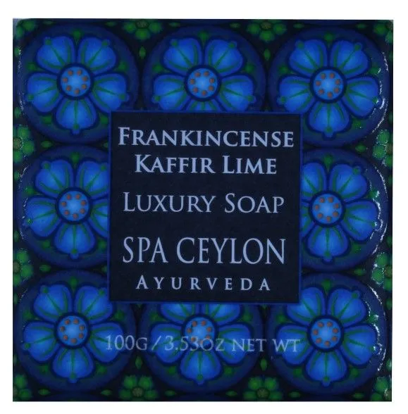 Spa Ceylon Luxury Ayurveda Frankincense Kaffir Lime Luxury Soap