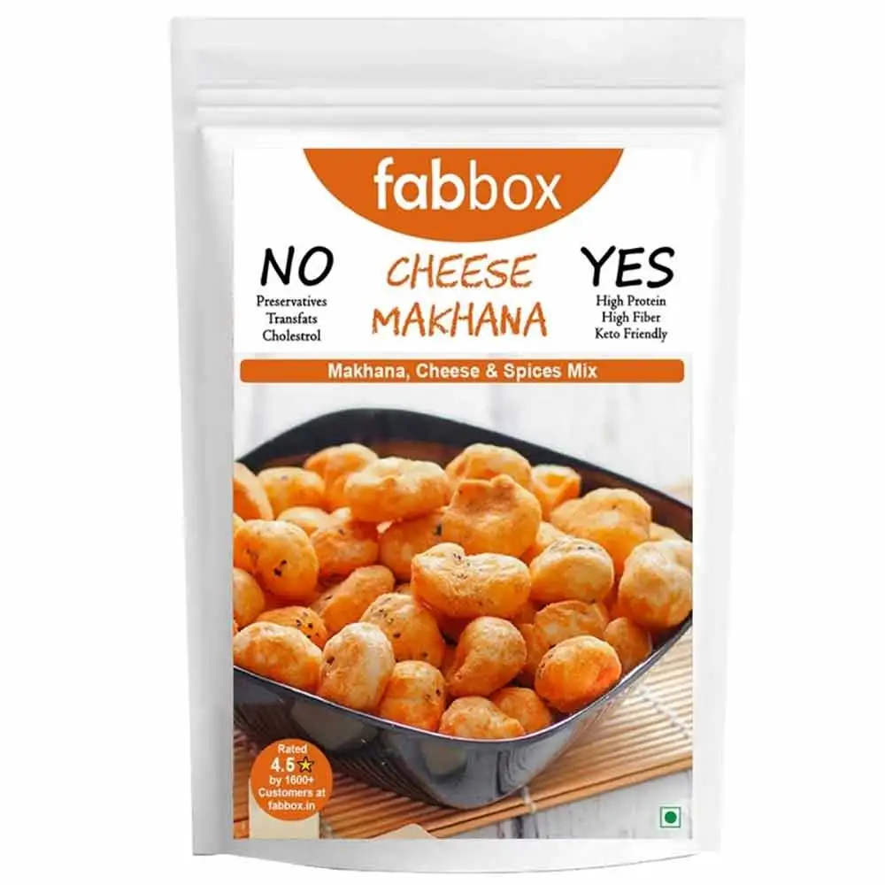 Fabbox Cheese Makhana,  Unflavoured  83 g