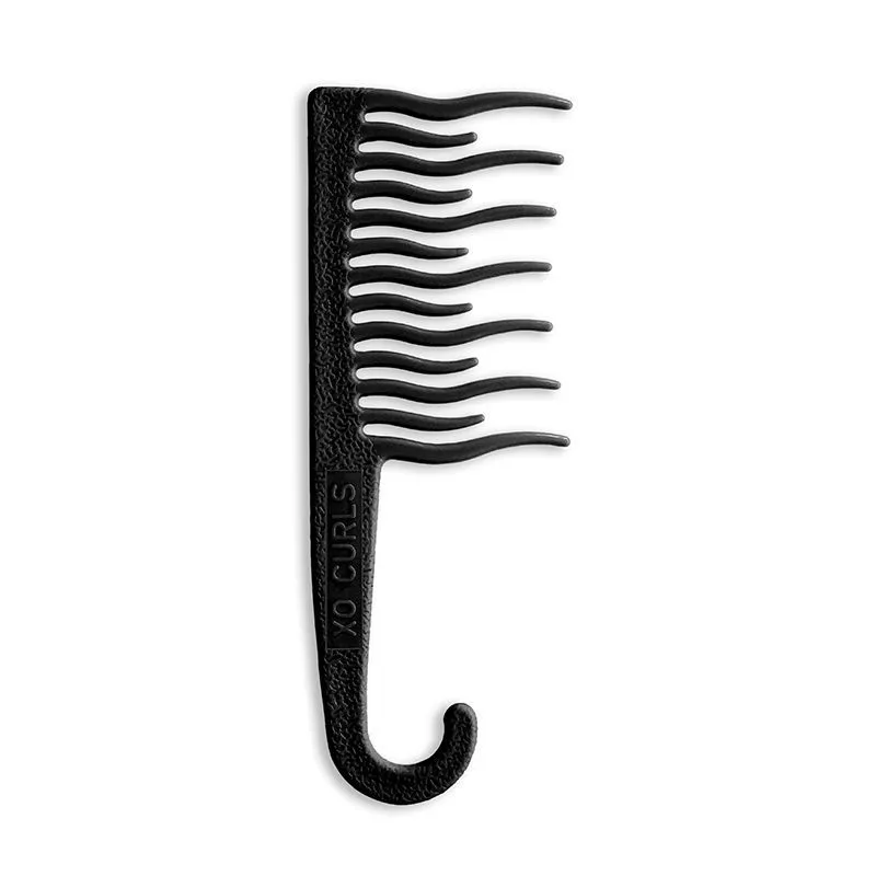 XO Curls Shower Detangling Comb - Black