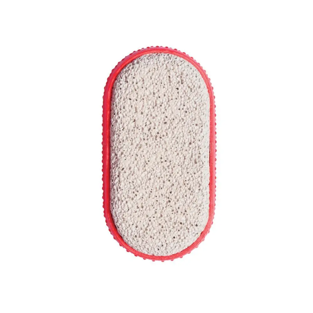 GUBB Pumice Stone with Rubber Grip for Dead Skin Removal - color may vary