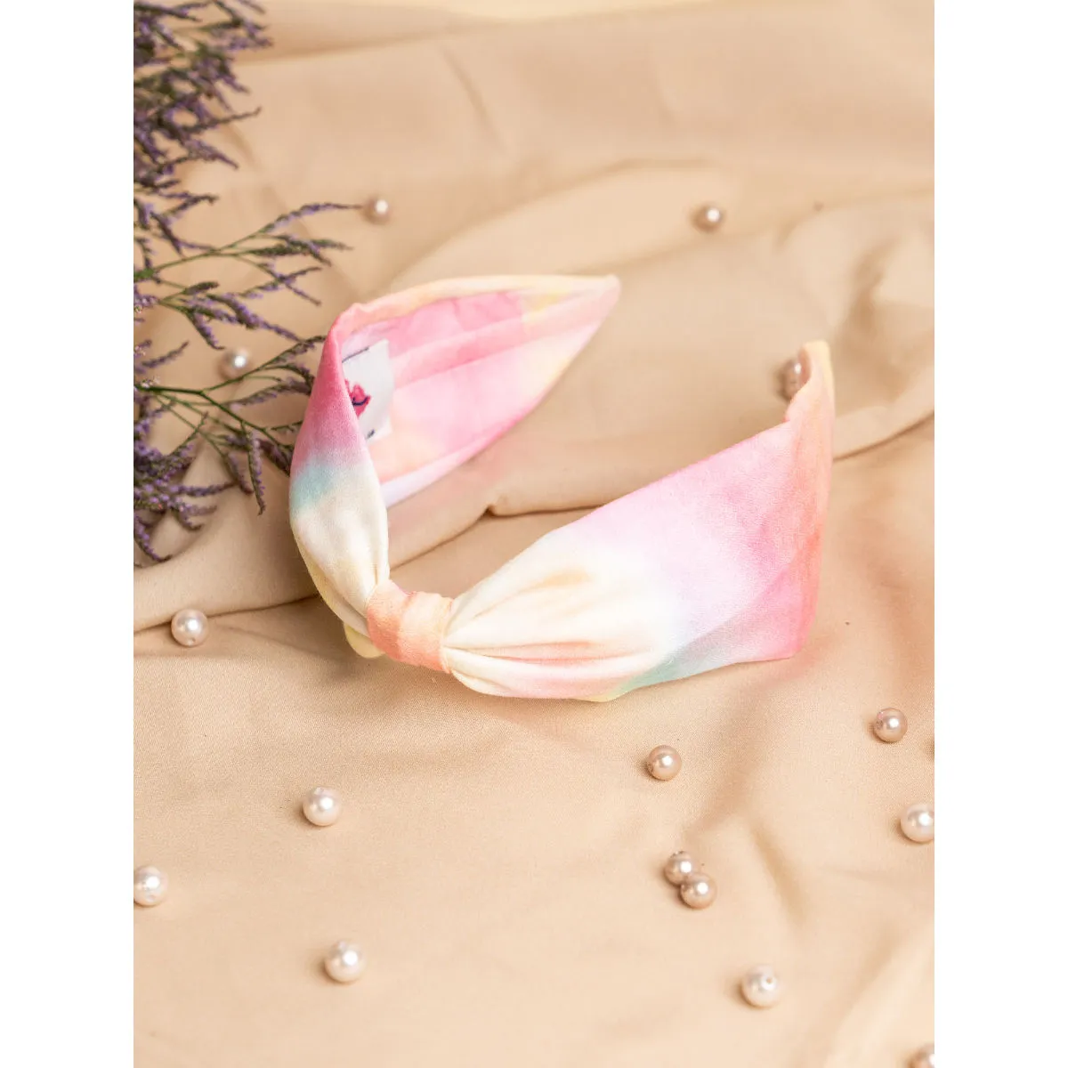 Elaa Betty Cooper Headband In Tie N Dye Ombre