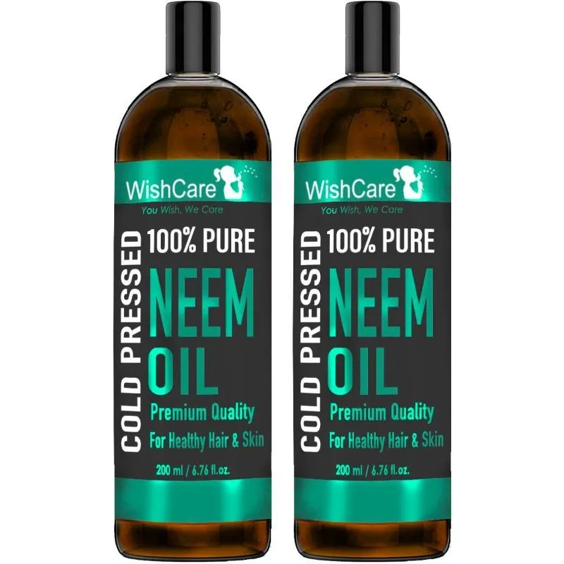 Wishcare Cold Pressed Neem Oil (Pack Of 2)