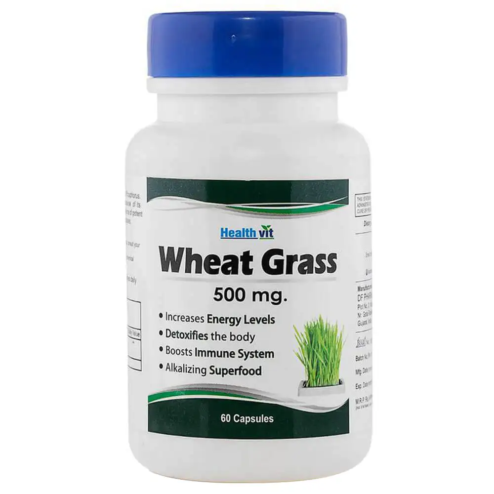 Healthvit Wheat Grass (500 mg),  60 capsules