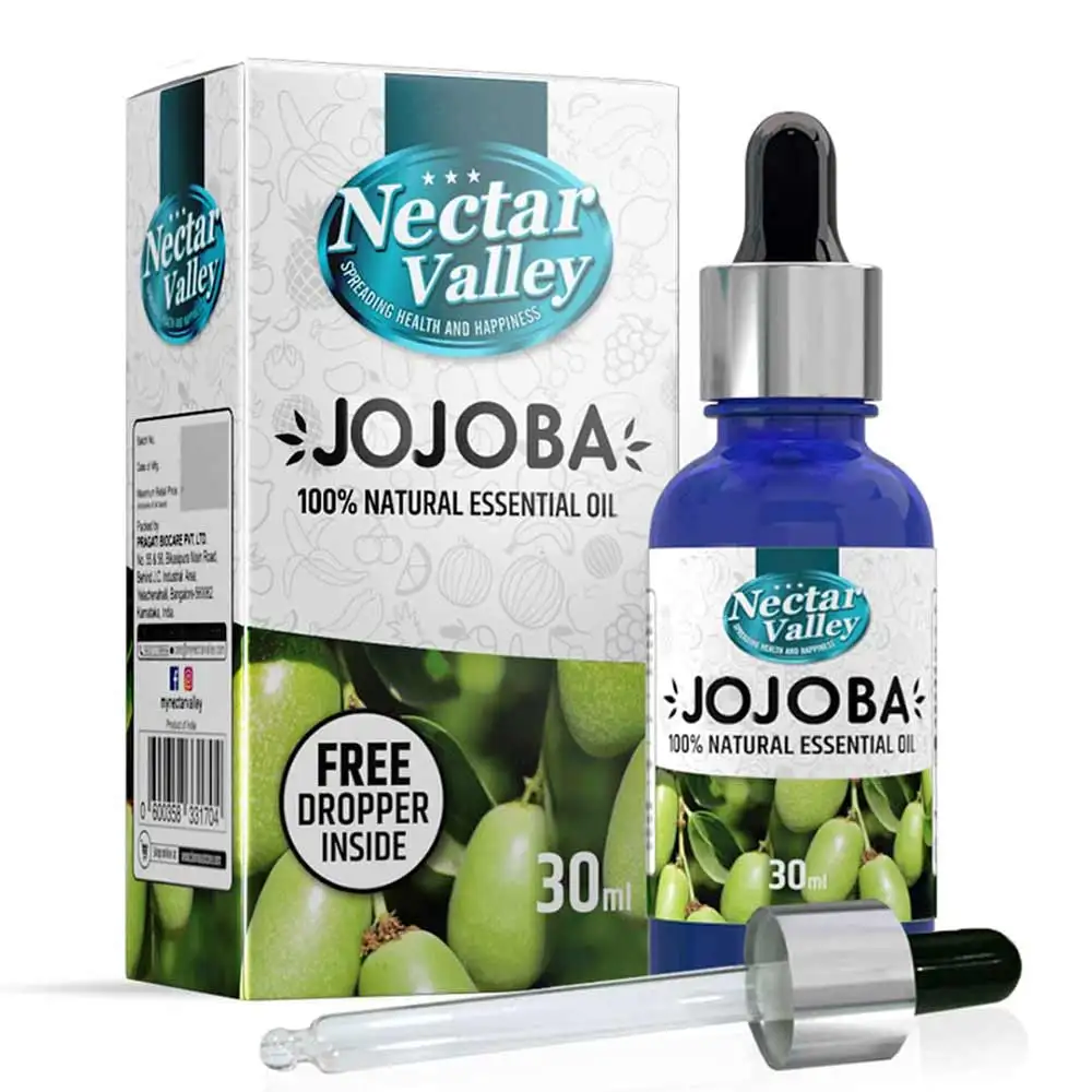 Nectar Valley Jojoba 100% Natural Essential Oil,  30 ml  Skin & Hair Care