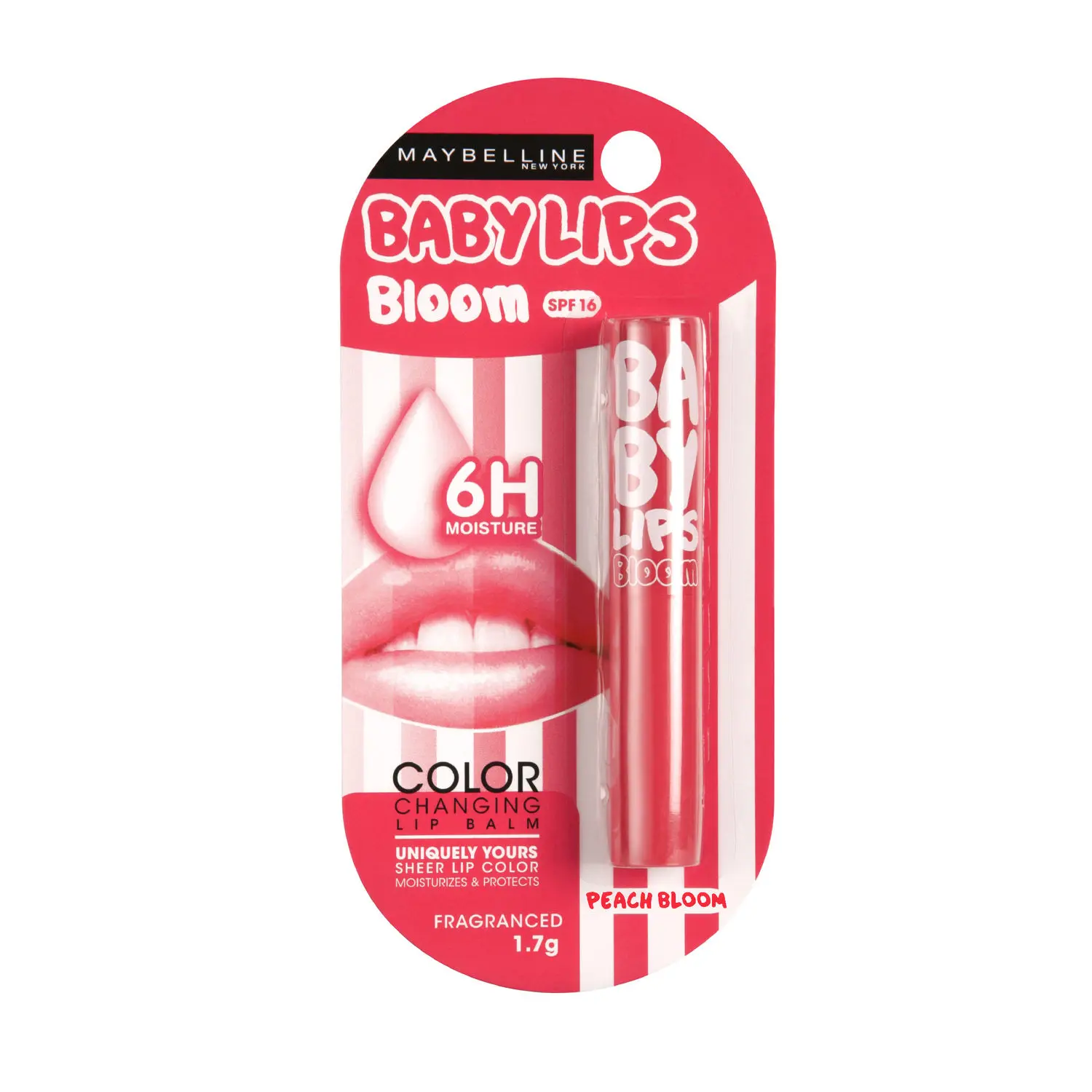 Maybelline New York Baby Lips Color Bloom - Peach Bloom (1.7 g)