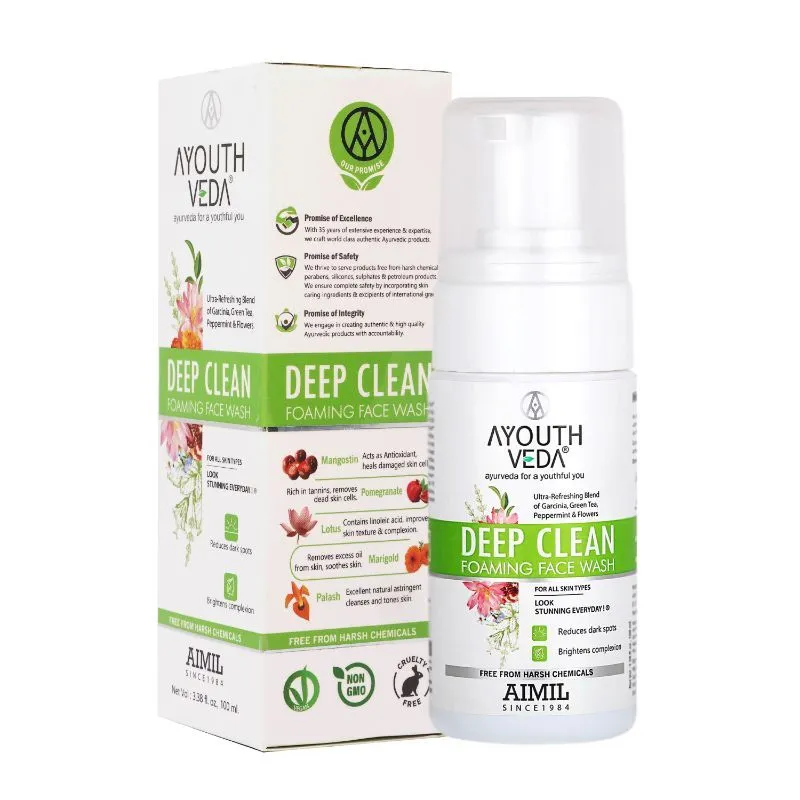 Ayouthveda Deep Clean Foaming Face Wash