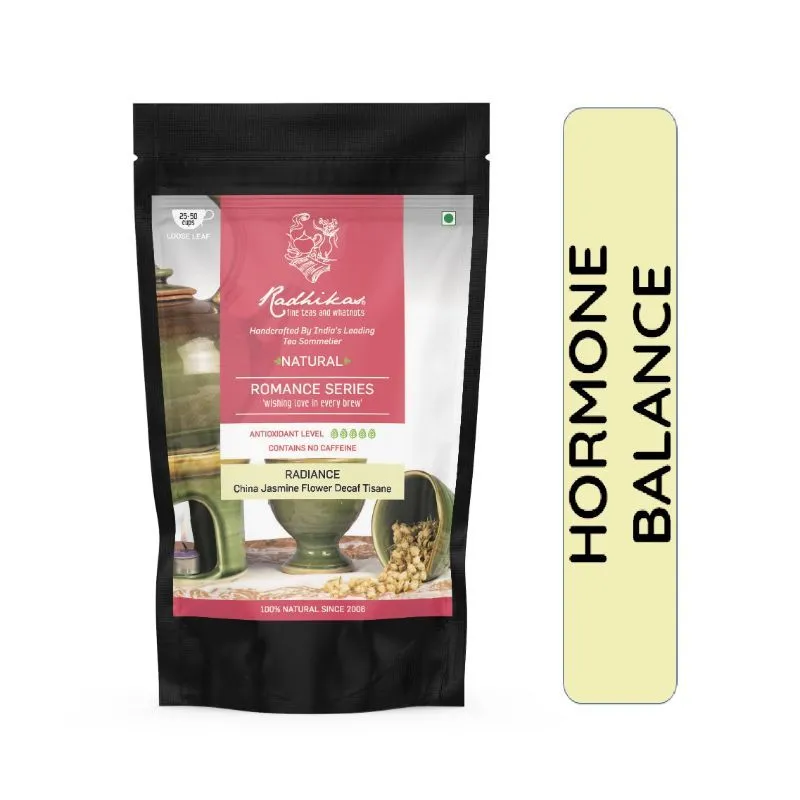 Radhikas Radiance China Jasmine Flower Decaf Tisane