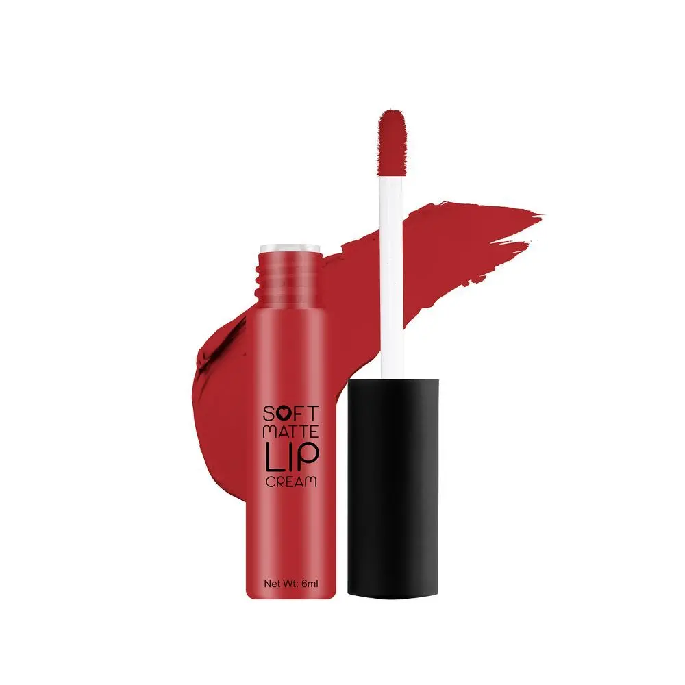 Swiss Beauty Soft Matte Lip Cream - Rich-Red (6 ml)