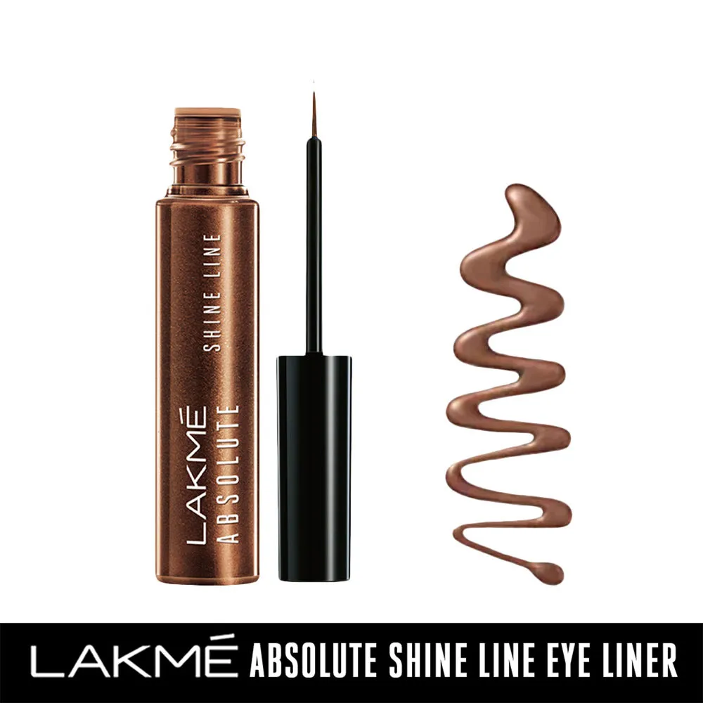 Lakme Absolute Shine Line Eye Liner - Shimmery Bronze