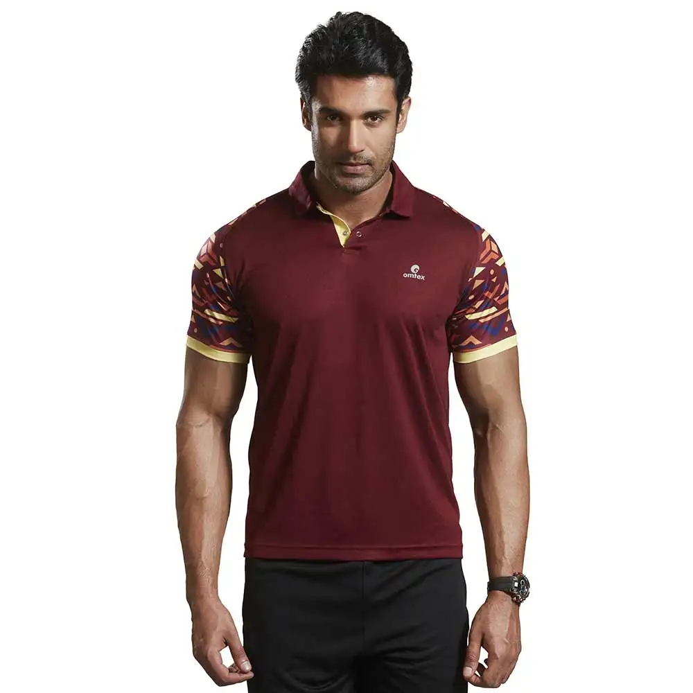 Omtex Active Wear T-Shirts - 1603,  Maroon  XL