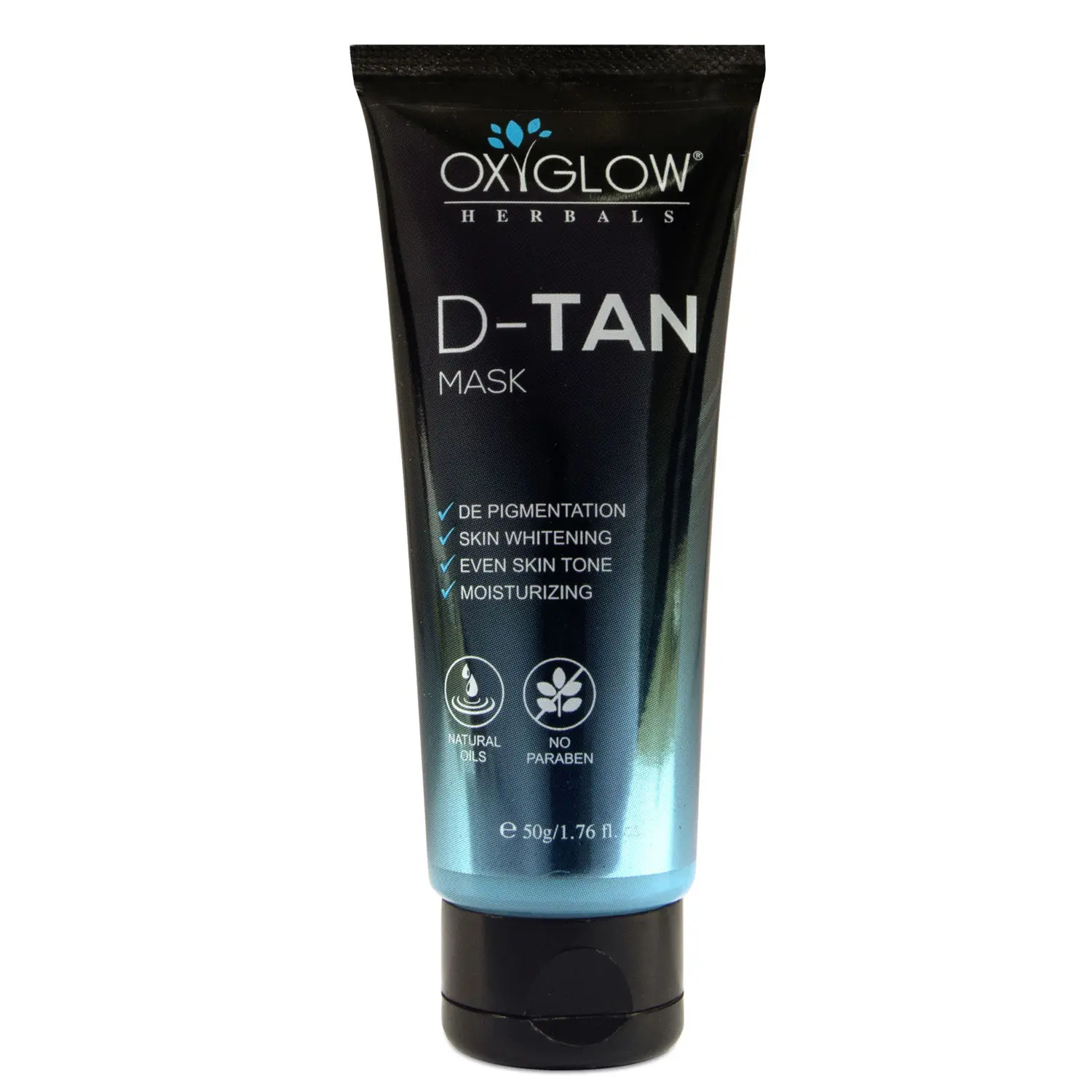 OxyGlow Herbals Herbals D-TAN Mask Tube(New) 50 gm for lightens and brightens the skin