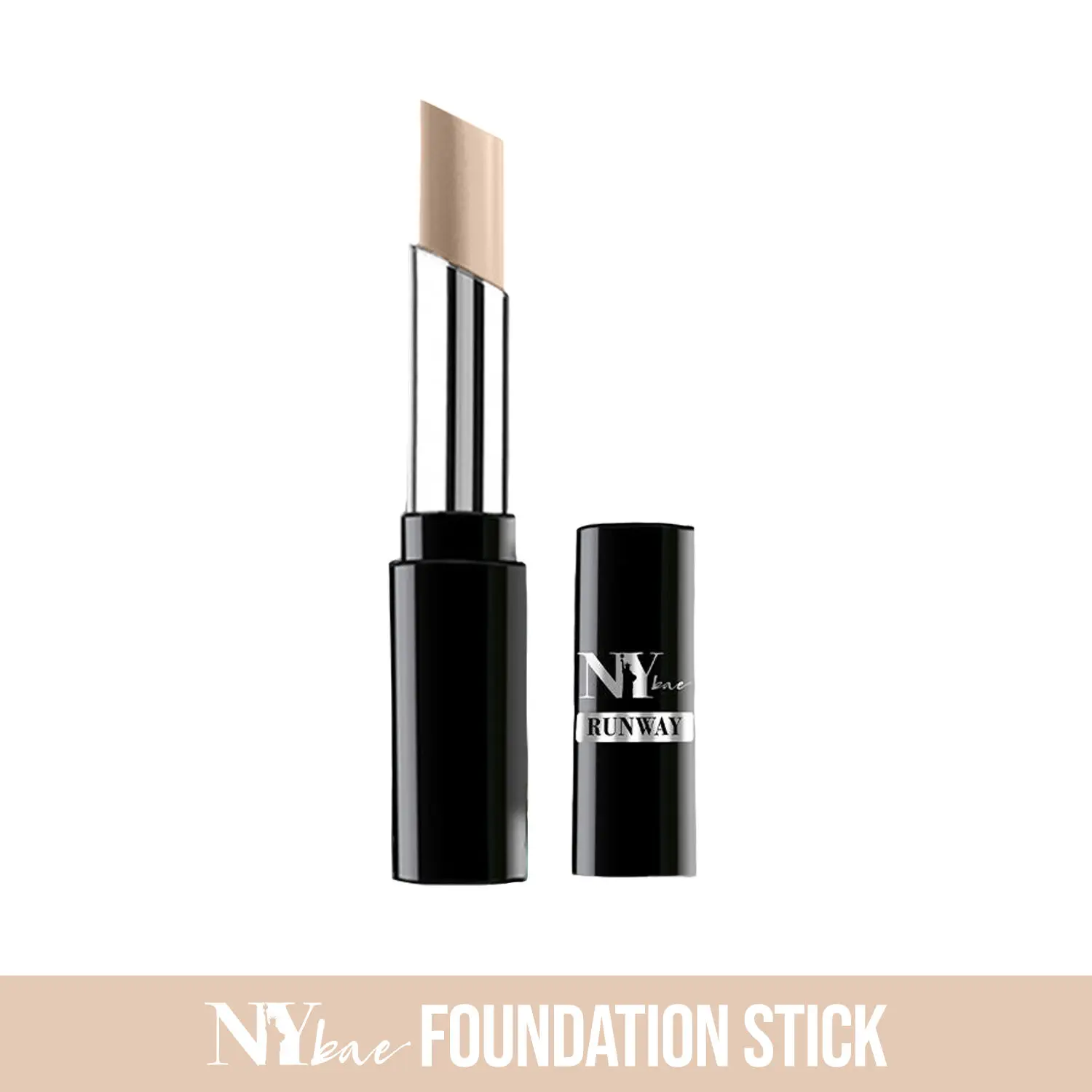 NY Bae Runway Range Almond Oil Infused All In One Stick - Backstage Feel In Cream 19 | Foundation Concealer Contour Colour Corrector | Fair & Wheatish Skin | Matte Finish | Enriched with Almond Oil | Covers Imperfections | Cruelty Free