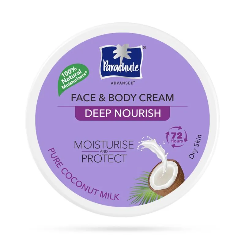 Parachute Advansed Deep Nourish Face And Body Moisturiser Cream