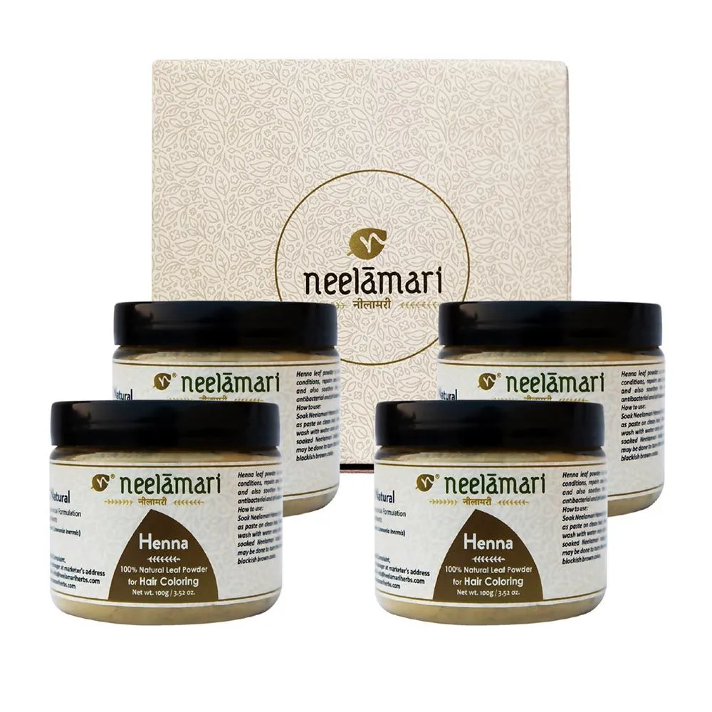 Neelamari 100% Natural Henna Leaf Hair Coloring Powder