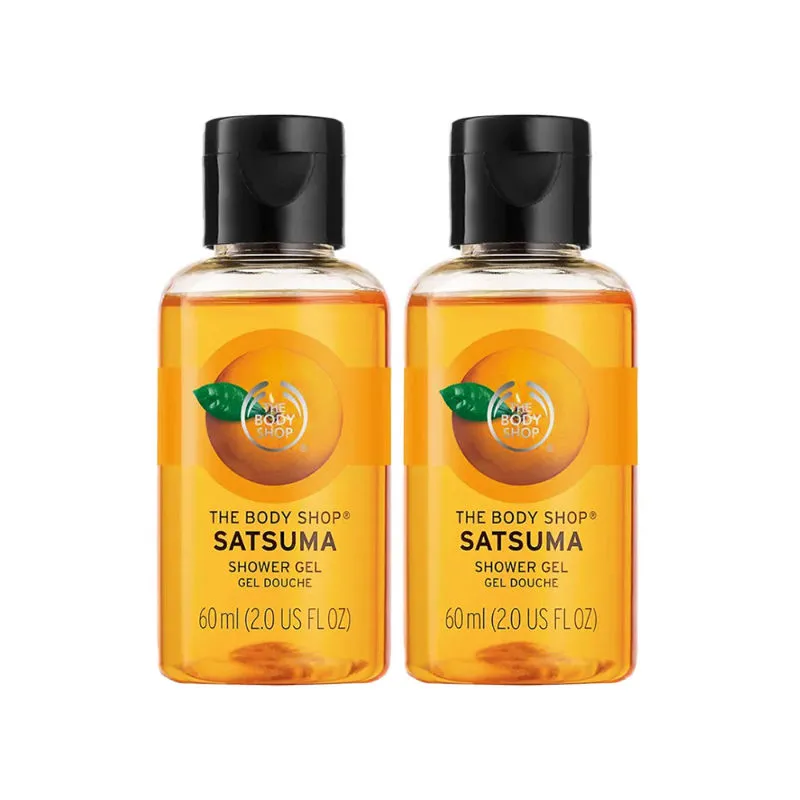 The Body Shop Set Of 2 Satsuma Shower Gel Mini