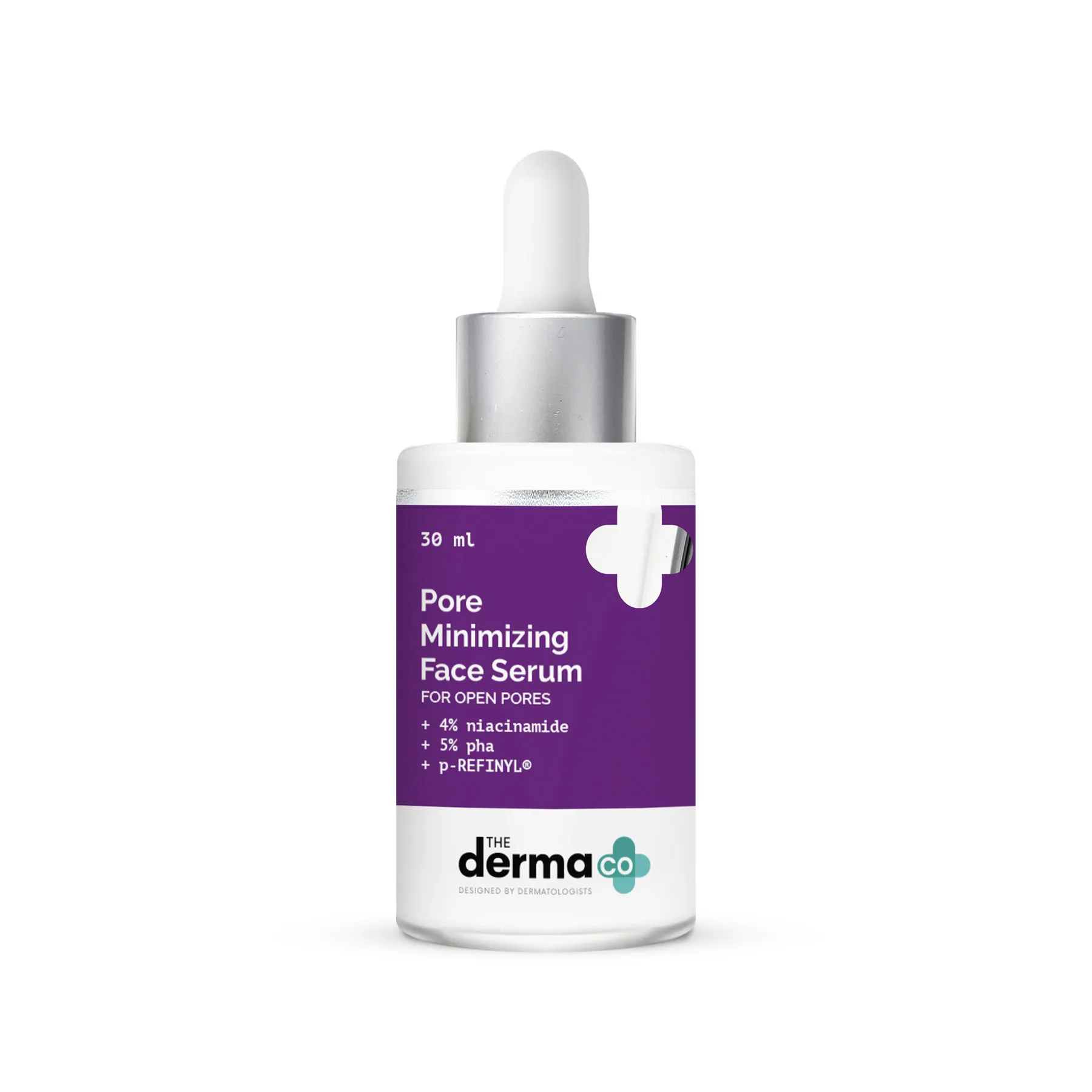 The Derma Co. Pore Minimizing Face Serum With 4% Niacinamide, 5% Pha And P-refinyl For Open Pores