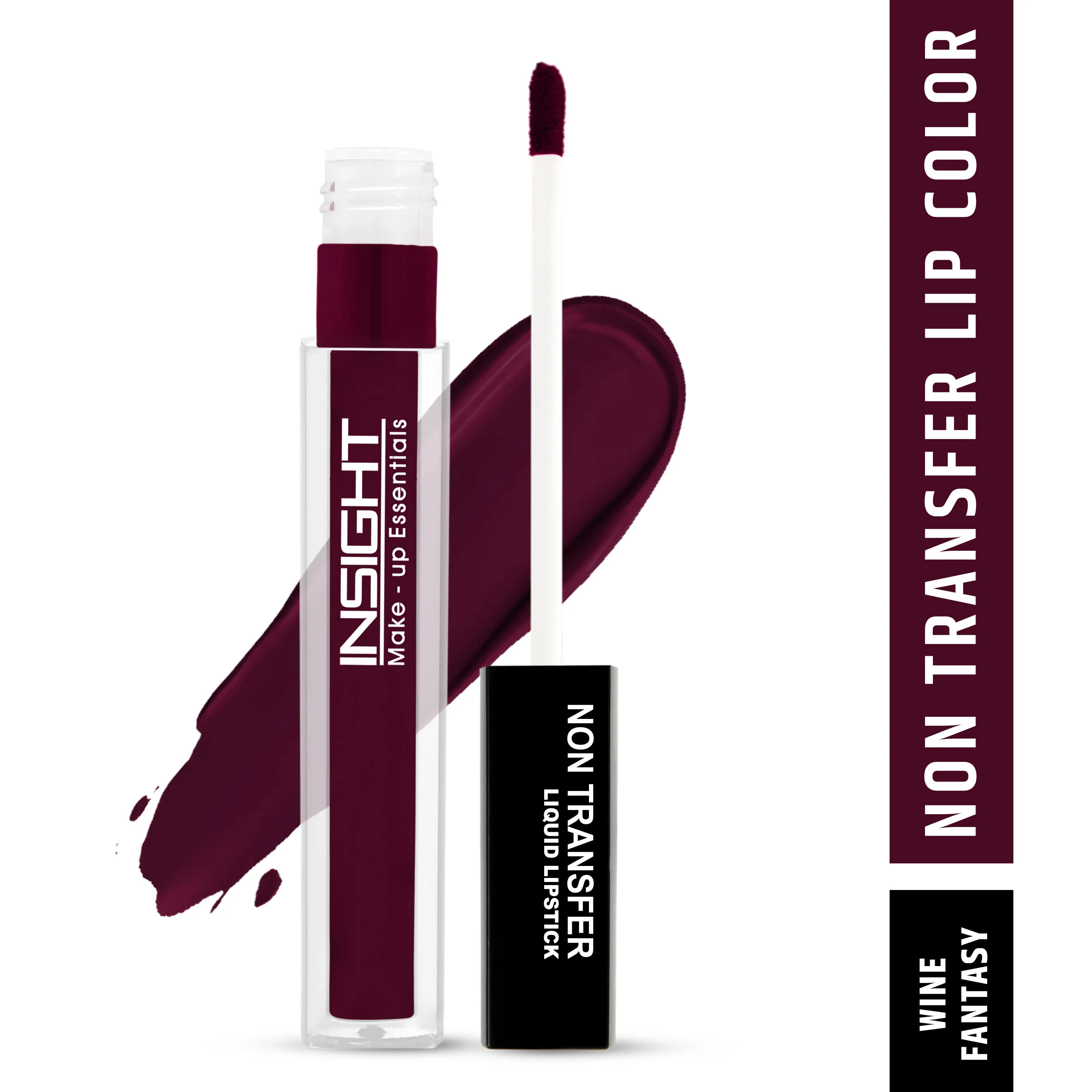 Insight Cosmetics Non Transfer Liquid Lipstick - V20 Wine Fantasy