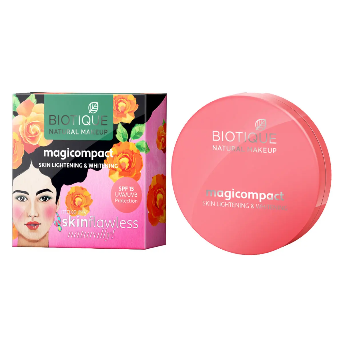 Biotique Natural Makeup Magicompact (Gypsum)(8 g)