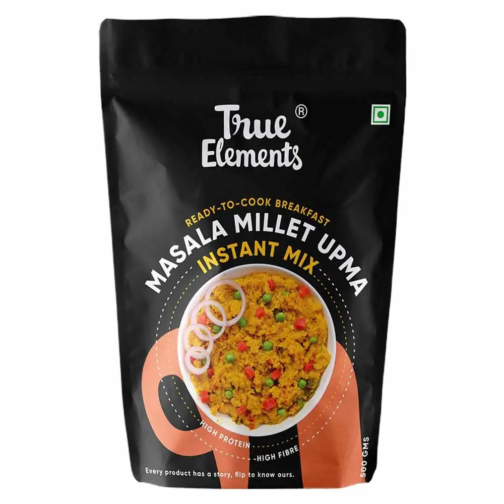 True Elements Ready-To-Cook Masala Millet Upma,  Unflavoured  500 g