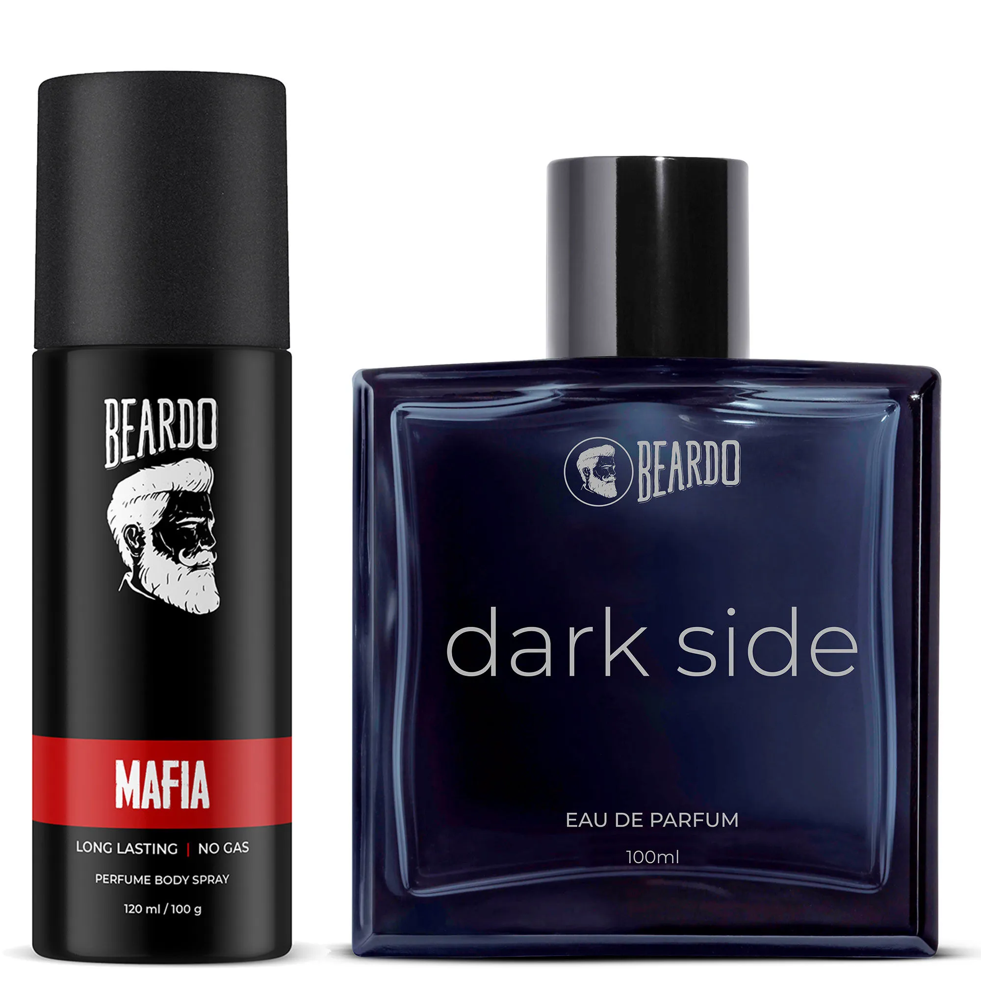 Beardo Dark Side Eau de Parfum (EDP) and Mafia Body Spray Perfume pack of 2