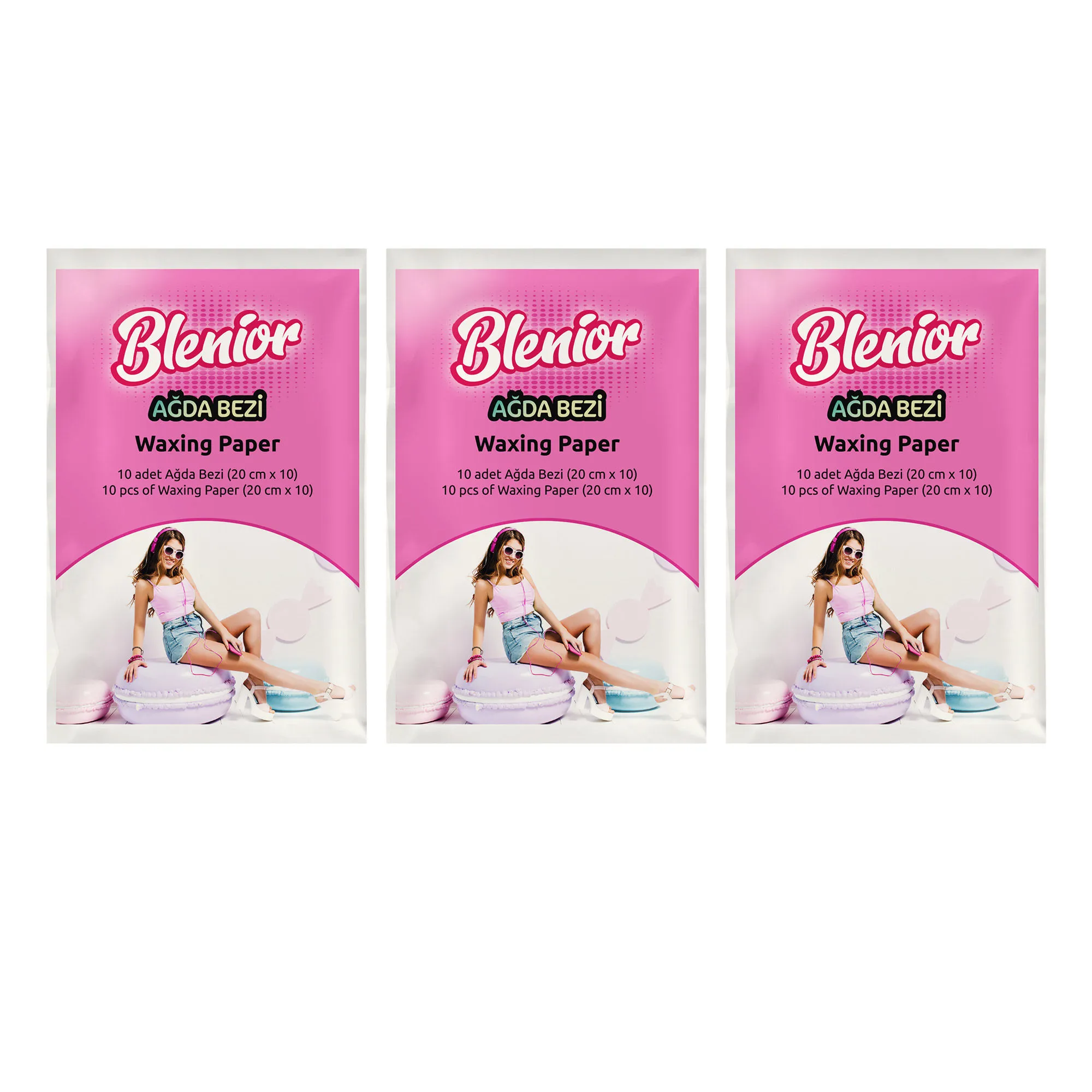 Blenior Waxing Paper 2m Roll (Pack Of 3)