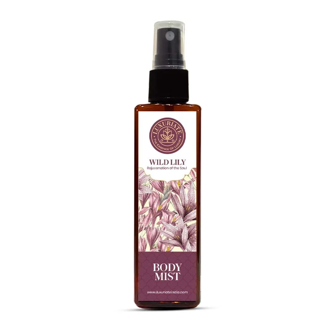 LUXURIATE Wild Lily Fragrance Body Mist With Rejuvenation Of The Soul For Men & Women