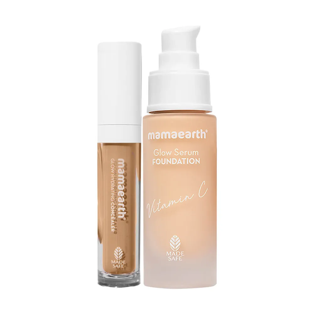 Mamaearth Glow Foundation + Hydrating Concealer - Ivory Glow