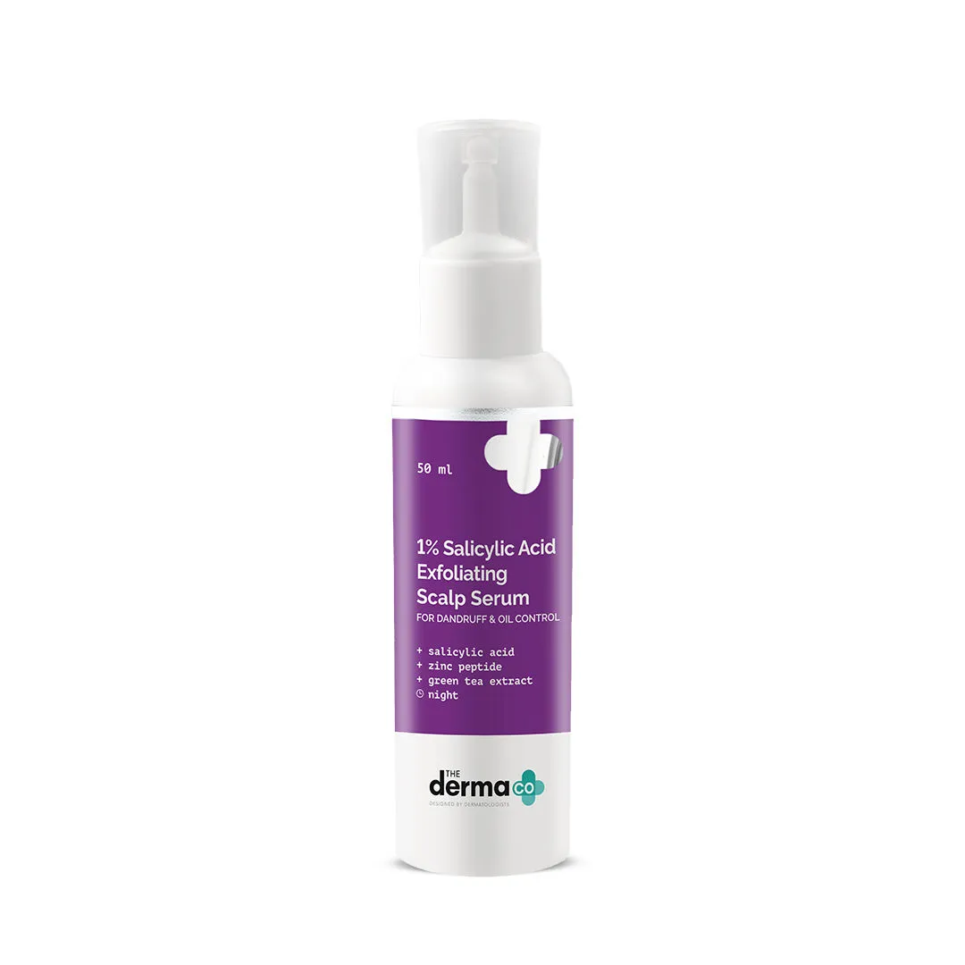 The Derma Co. 1% Salicylic Acid Exfoliating Scalp Serum For Dandruff & Oil Control