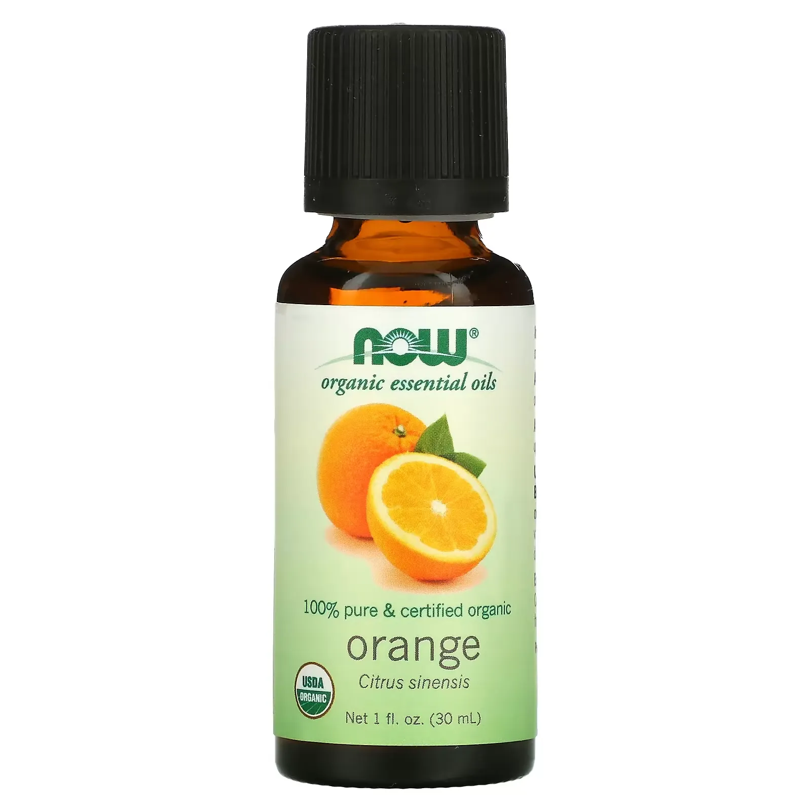 Organic Essential Oils, Orange, 1 fl oz (30 ml)