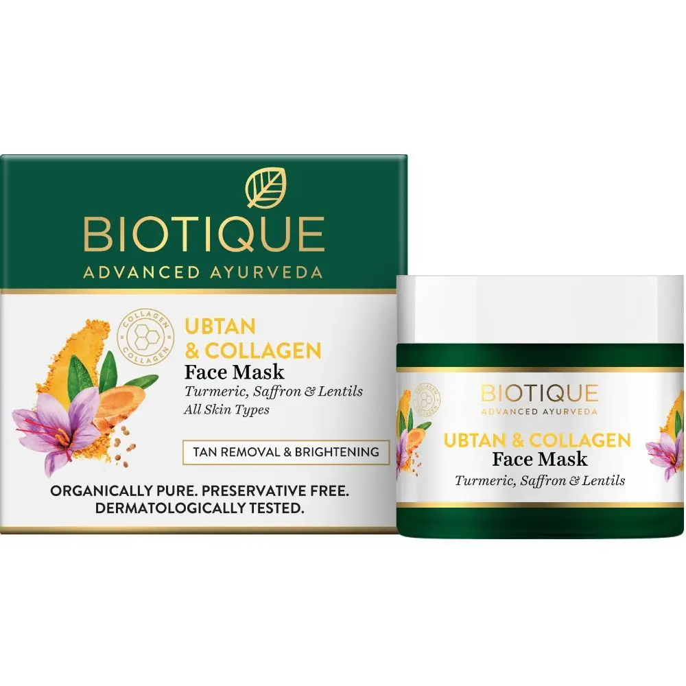 BIOTIQUE UBTAN & COLLAGEN Face Mask (50 g)