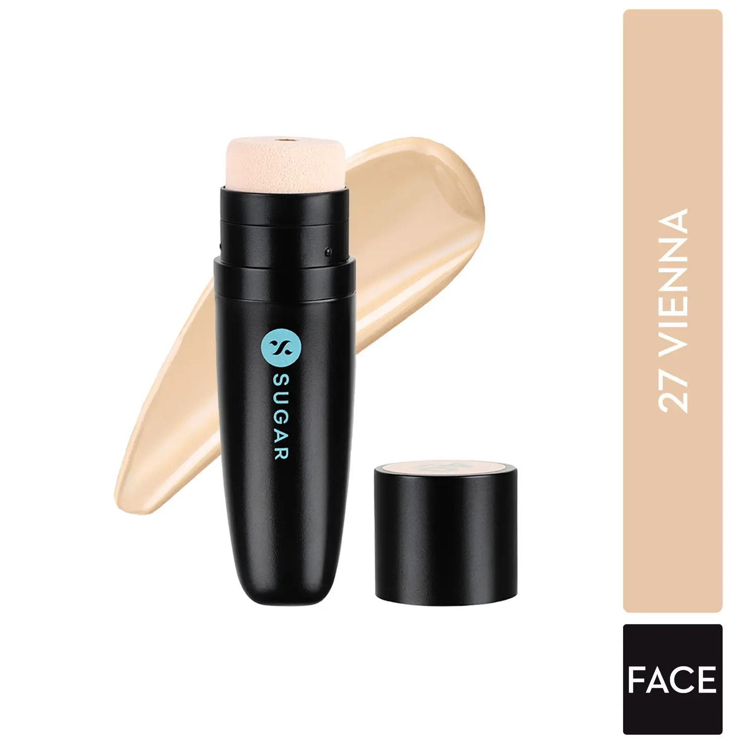 SUGARA Cosmetics Aquaholic Hydrating Foundation with Built-in Cushion Applicator - 27 Vienna