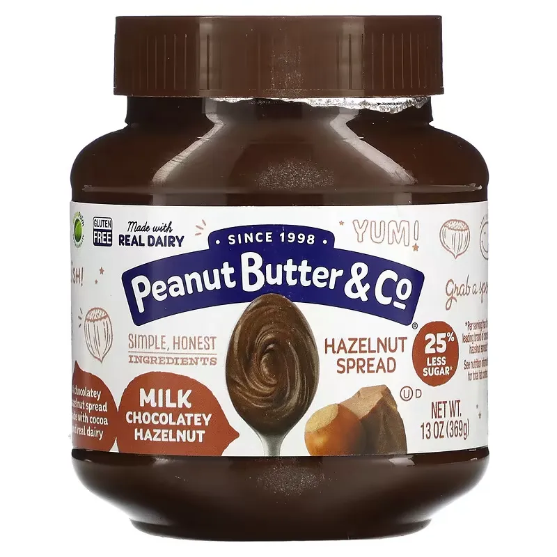 Hazelnut Spread, Milk Chocolatey Hazelnut, 13 oz (369 g)