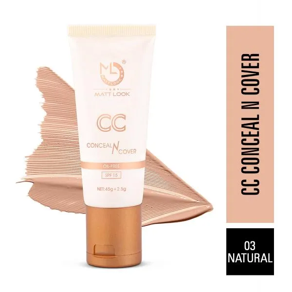 Matt look CC Conceal N Cover Oil-Free SPF 15 - Natural