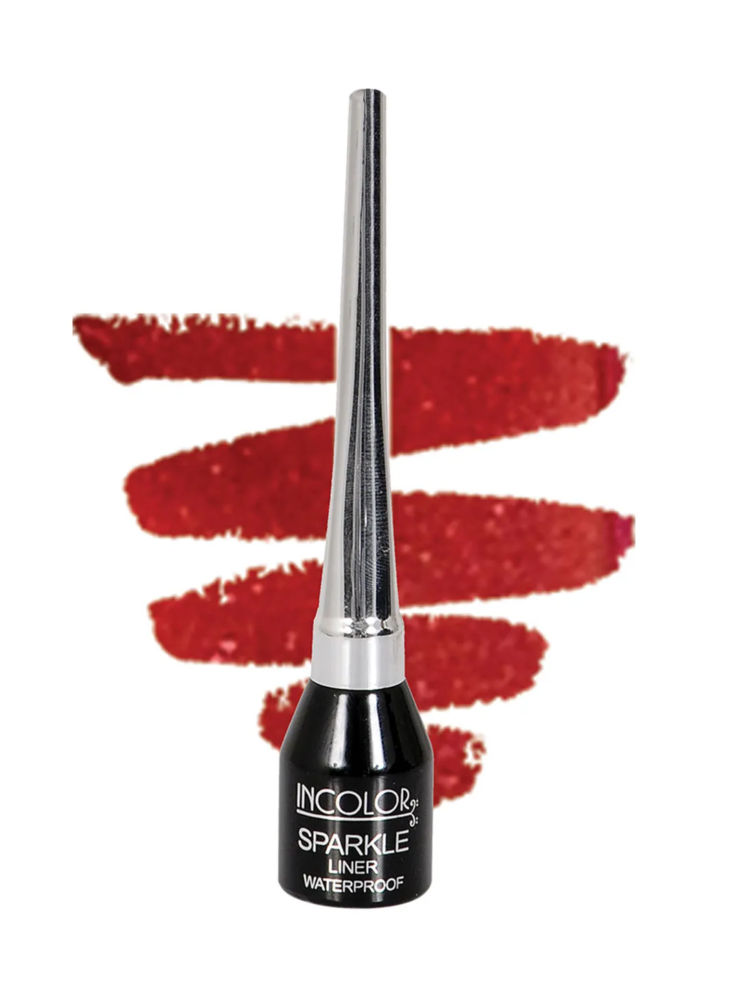 Incolor Sparkle Waterproof Eyeliner - Red