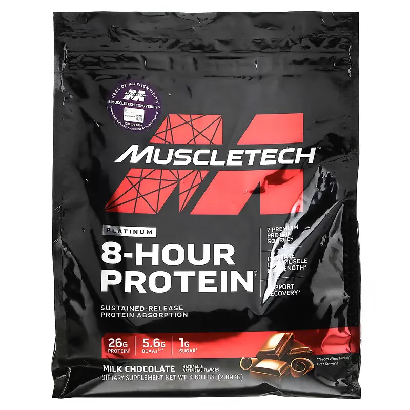 Platinum 8-Hour Protein, Milk Chocolate, 4.60 lbs (2.09 kg)