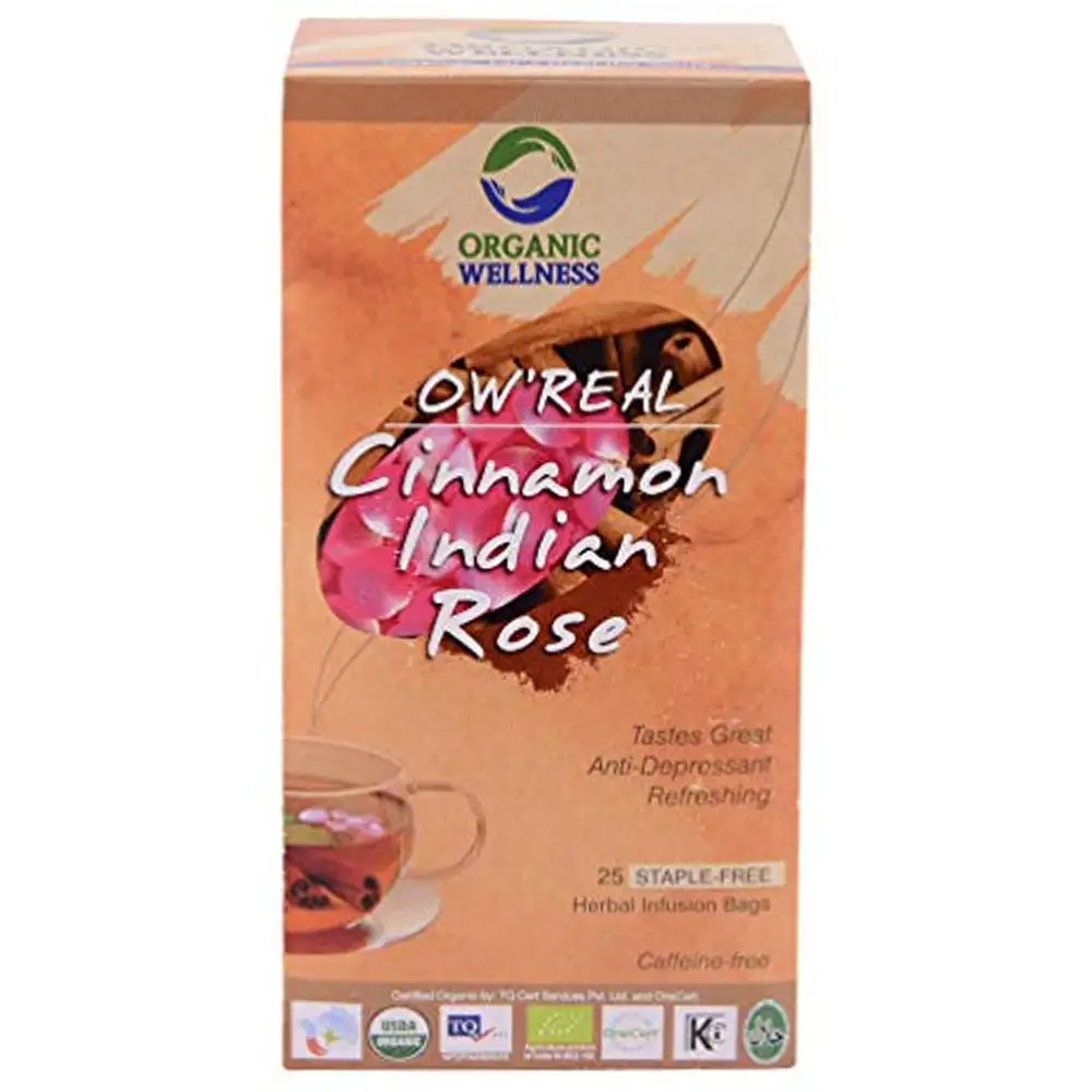 Organic Wellness OW'Real Cinnamon Indian Rose,  Unflavoured (With zipper pack)  0.100 kg