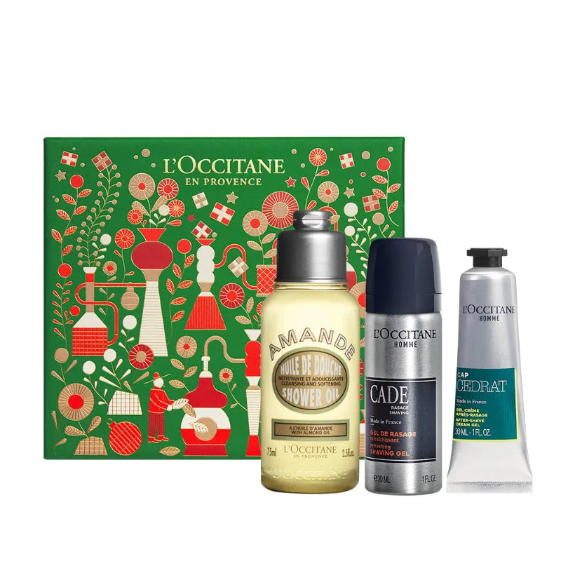 L'Occitane Men Refreshing Travel Set